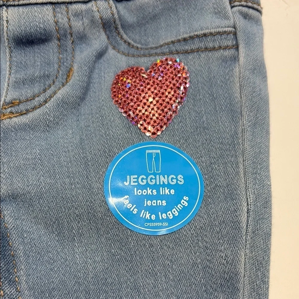 Carter's Blue Denim Jeans with Elastic Waistband